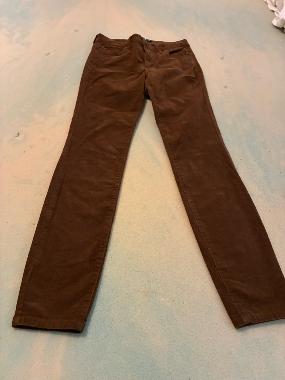 Kut from the Kloth Women's Skinny Corduroy Jeans in Brown